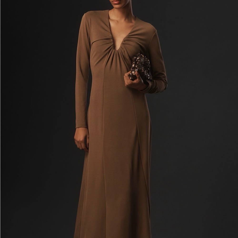 Dolan Chocolate Long Sleeve Dress